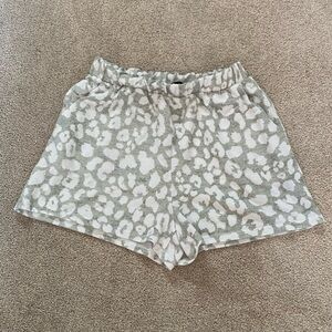 Rae Mode Cheetah Lounge Pajama Shorts Size S